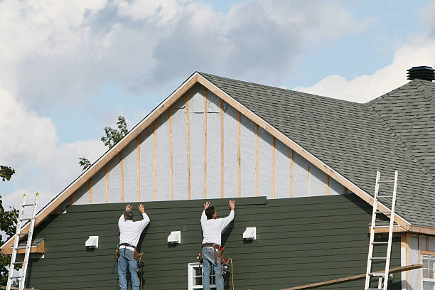 Professional Emergency Siding Repair technician working in Hatboro, PA
